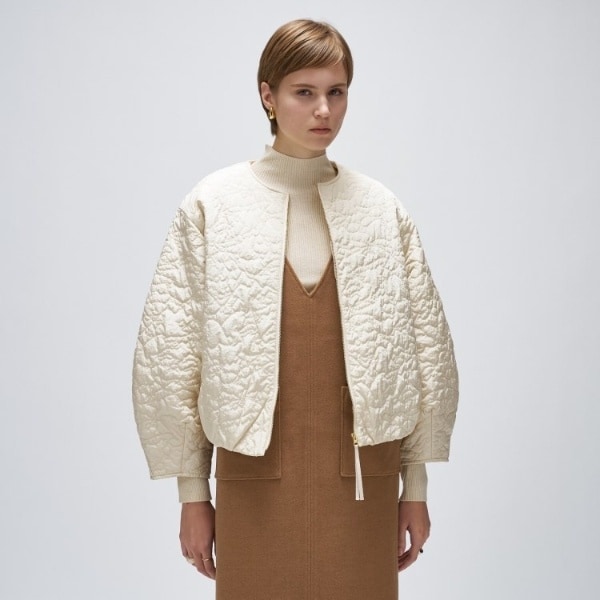 手洗い可】アートキルトショートブルゾン | クロエンス(cloenc