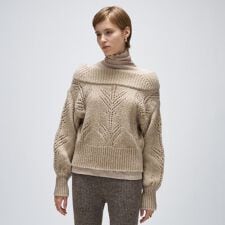 クロエンス(cloenc)のアイレットオフショルニットプルオーバー