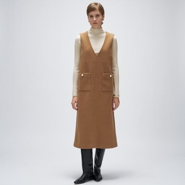 [�}���C]�y��􂢉z�����g���W���[�WV�l�b�N �W�����p�[ �X�J�[�g/�N���G���X�icloenc�j �L�������u���E���i041�j