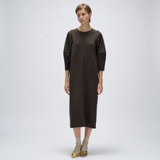 クロエンス(cloenc)の【マシンウォッシュ】カットジョーゼットパフスリーブワンピース