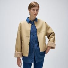 クロエンス(cloenc)のリバーシブルボアブルゾン