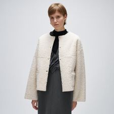 クロエンス(cloenc)のリバーシブルボアブルゾン