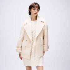 クロエンス(cloenc)のループメルトンPコート