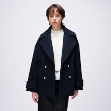 クロエンス(cloenc)のループメルトンPコート