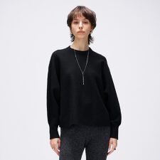 クロエンス(cloenc)の【手洗い可】ドルマンロングリブニットプルオーバー