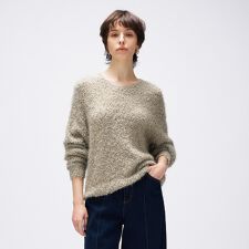 クロエンス(cloenc)の【手洗い可】ポコポコフェザーオーバーニット