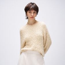 クロエンス(cloenc)の【手洗い可】ポコポコフェザーオーバーニット