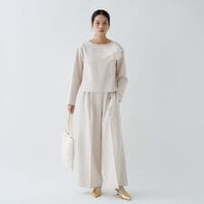 【迷わず決まる／2点セット／セレモニー】ブラウス＆ワイドパンツセット