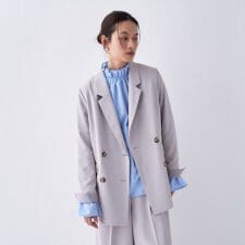 【セットアップ／オケージョン／防花粉】ライトテーラードジャケット