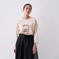 【Philly chocolateコラボ】キャットプリントロングTシャツ