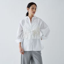 【手洗い可】シアーフラワーレースキャミソール