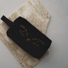 【Philly chocolate】キャットモチーフベロアポーチ