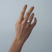 パール調リング