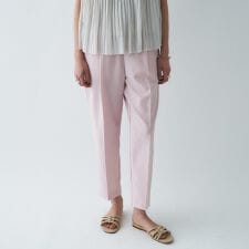 【セットアップ／マシンウォッシュ】タックイージーテーパードパンツ