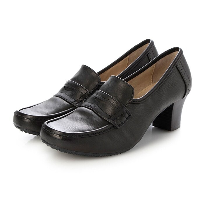 ル ソン Le son 【Le son/ル ソン】太ヒールローファーパンプス