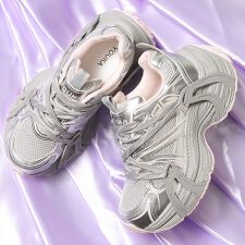 ル ソン(Le son)のル ソン Le son 厚底ダッドレースアップスニーカー3