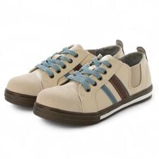 【Le son/ル ソン】コンフォートレトロサイドゴアレースアップスニーカー