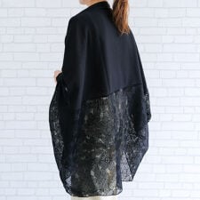 上品レース2wayボレロカーディガン 春 夏 秋