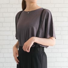 接触冷感ウエストシャーリングトップス