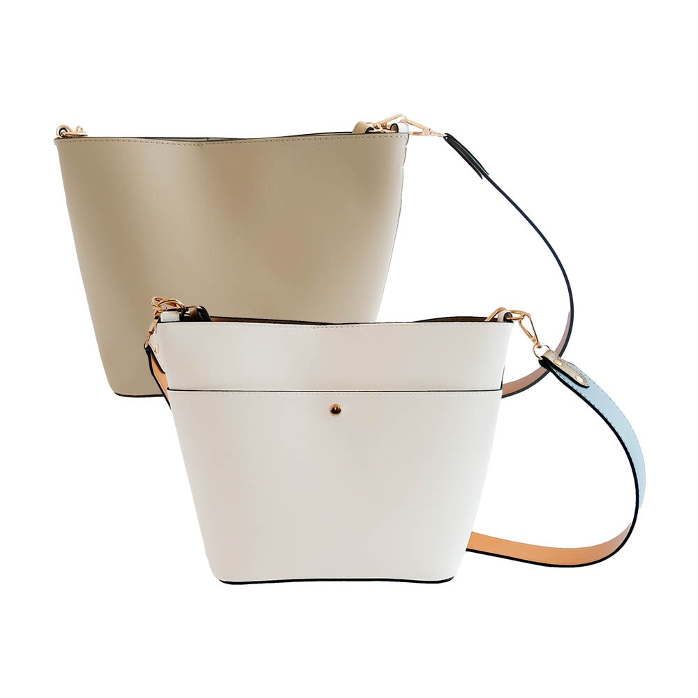 バイカラー2wayショルダーバッグ