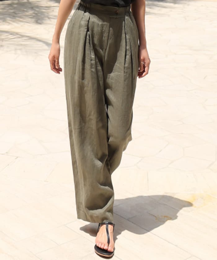 リネン混ニットパンツ | アーバンリサーチ ドアーズ(URBAN RESEARCH