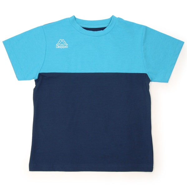 Kappa　カラーブロック切替半袖Tシャツ Kappa tシャツ 「ユニセックス」 カラーブロック切替半袖Tシャツ