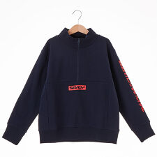 SEVEN2 裏毛ハーフジップスウェット