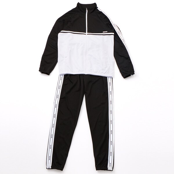 GISHERジャージ上下（白）M Amazon | [アイリスプラザ] ジャージ上下