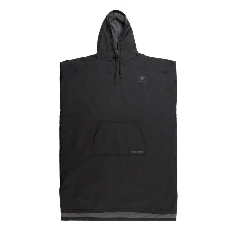 [}C]O&E PERFECT STORM HOODED PONCHObhT[t|`/I[VAhA[XiOCEANEARTHj BLACK