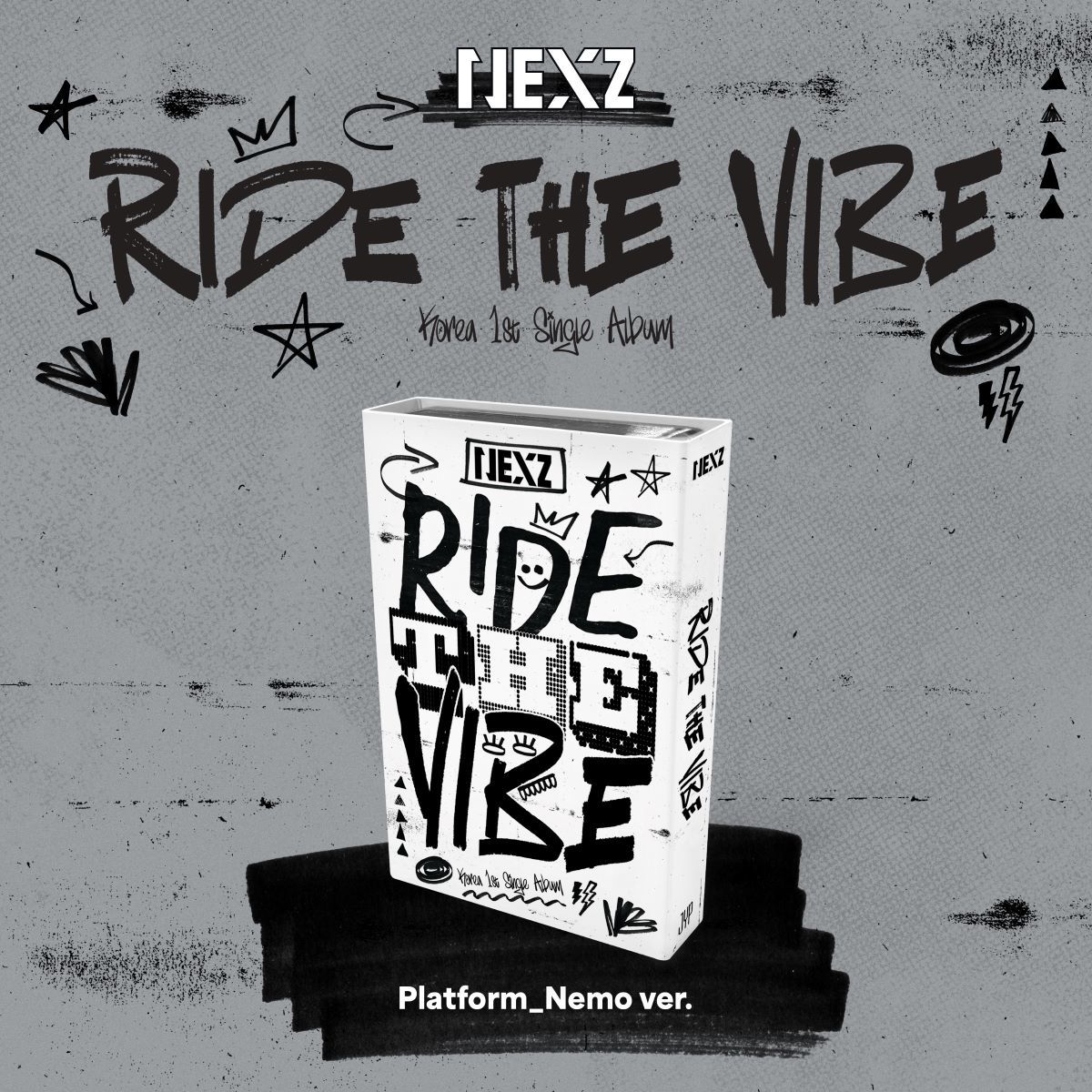 NEXZ Ride the Vibe 通常盤 アルバム 開封済み トレカなし ① 【特別訳あり特価】 - K-POP・アジア