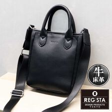 スプリットレザー 2WAY ハンドミニトートバッグ ショルダーバッグ