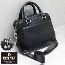 スプリットレザー 2WAY ハンドミニボストンバッグ ショルダーバッグ