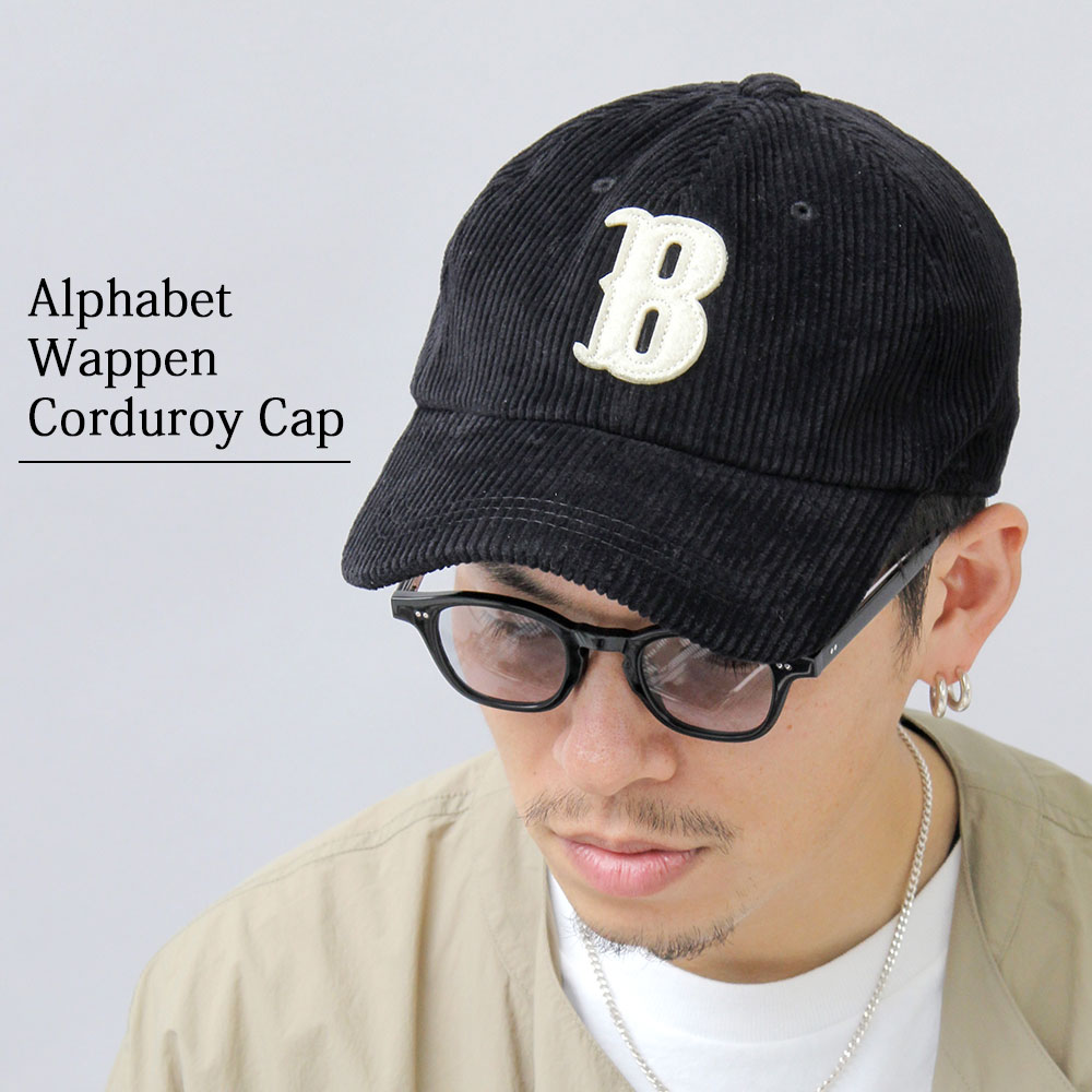 ヒステリックグラマー キャスケット コーデュロイ ロゴ 刺繍 ワッペン