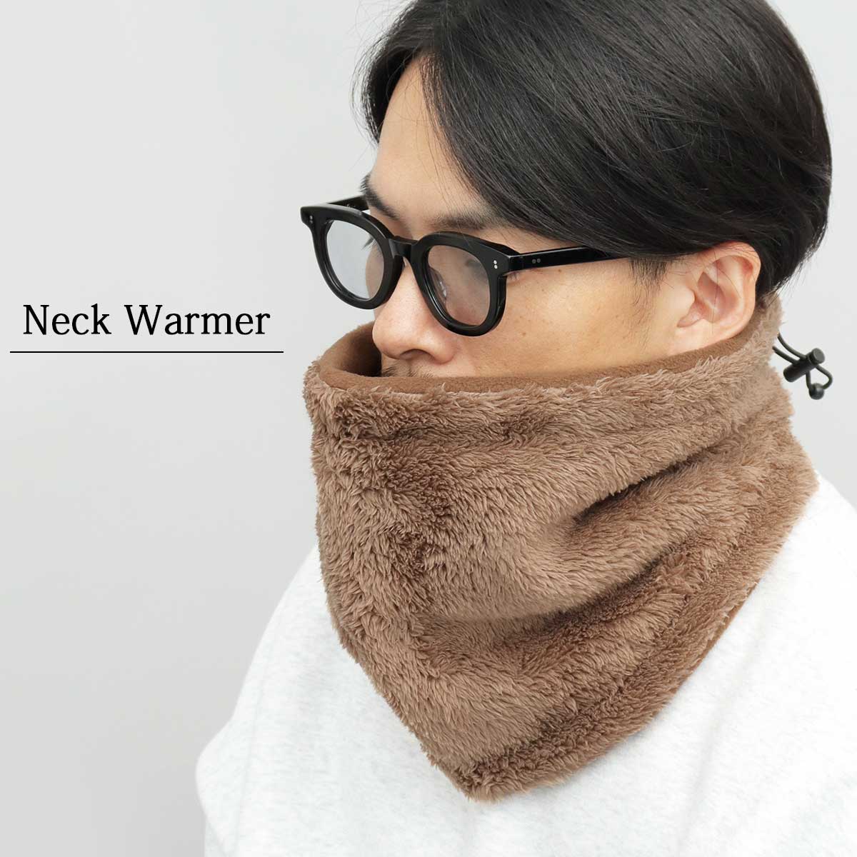 Arpege story FURスヌード チャコールグレー Arpege story FURスヌード チャコールグレー （d WEAR ウール