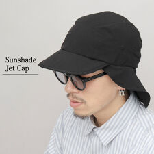 折り畳みサンシェード付き ストレッチ ミニリップ ナイロン ジェットキャップ