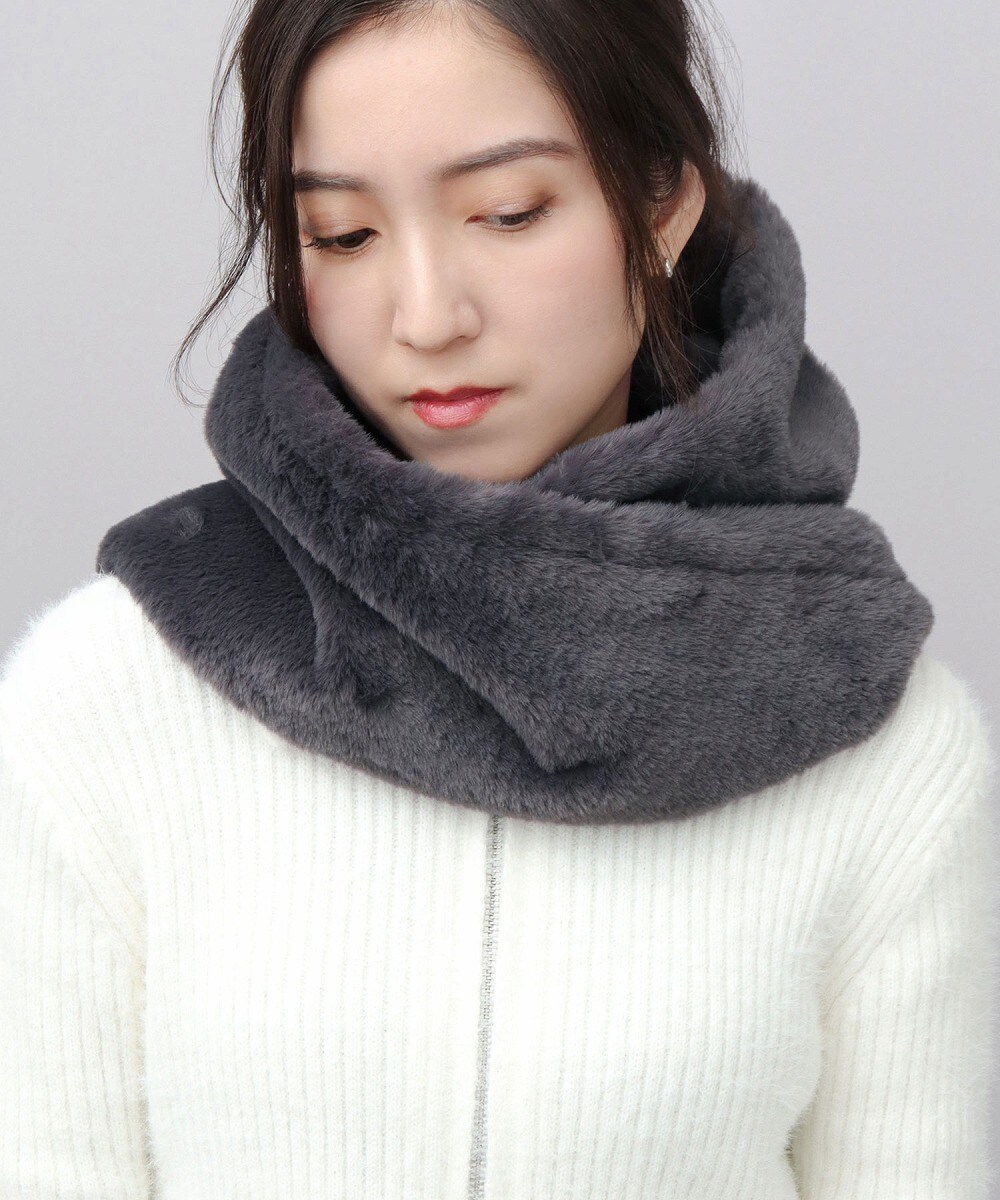スヌード ネックウォーマー マフラー 防寒 冬 ファースヌード 可愛い