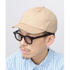 エーエムエス セレクト(A.M.S Select)の6パネル ショートバイザー キャップ（ツイル・デニム）