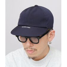 エーエムエス セレクト(A.M.S Select)のシャイニーナイロン ソフトつば つば刺繍 ナローキャンプキャップ ドローアジャスター