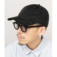 スエード調 ピーチスキン 6パネルキャップ