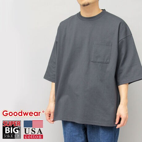 [^:HWD-004]iGoodwear rbOVGbg TVc J[zCg / ubN / ubN-A(`R[) / x[W(O[W) / u[(X[gu[) / uE-A(J[LuE) / O[ / ~g(~gO[)TCYmMnF73.0cm F62.0cm gF65.0cm F27.0cmmLnF75.0cm F64.0cm gF67.0cm F29.0cmfUSARbg100