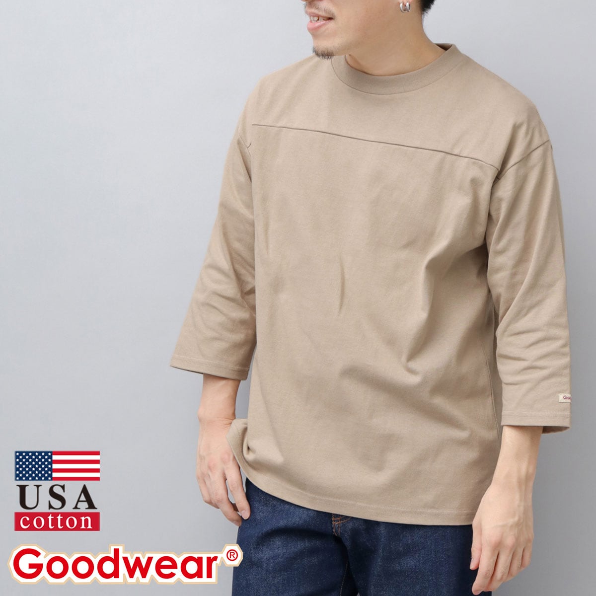 新品 GOOD WEAR ★ Tシャツ Goodwear GOODWEAR グッドウェア RAGLAN TEE 7.2オンス tシャツ
