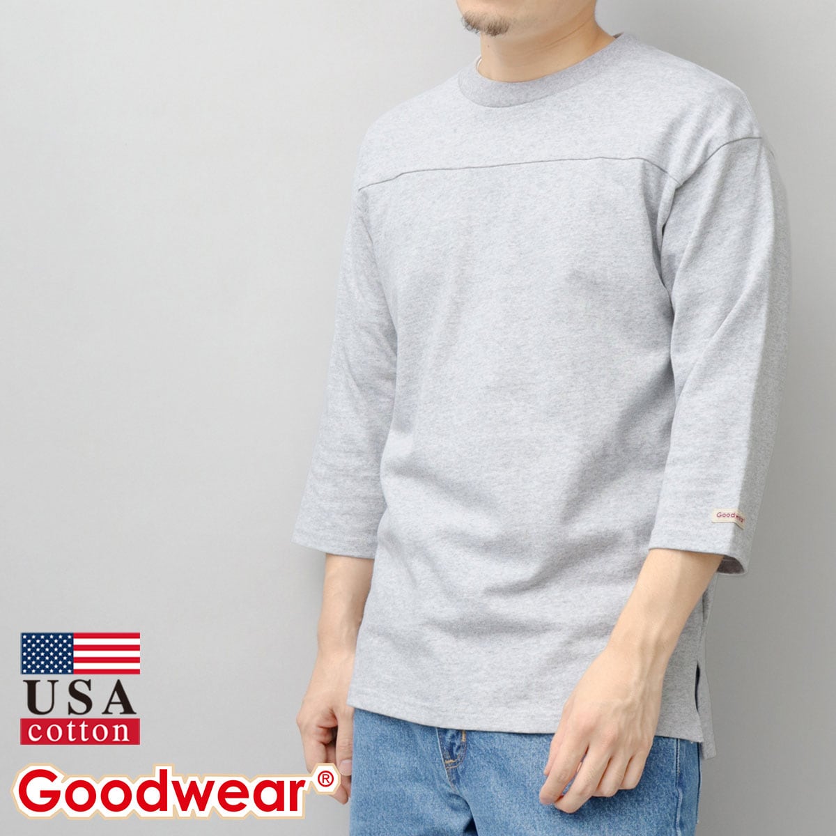 新品 GOOD WEAR ★ Tシャツ Goodwear GOODWEAR グッドウェア RAGLAN TEE 7.2オンス tシャツ