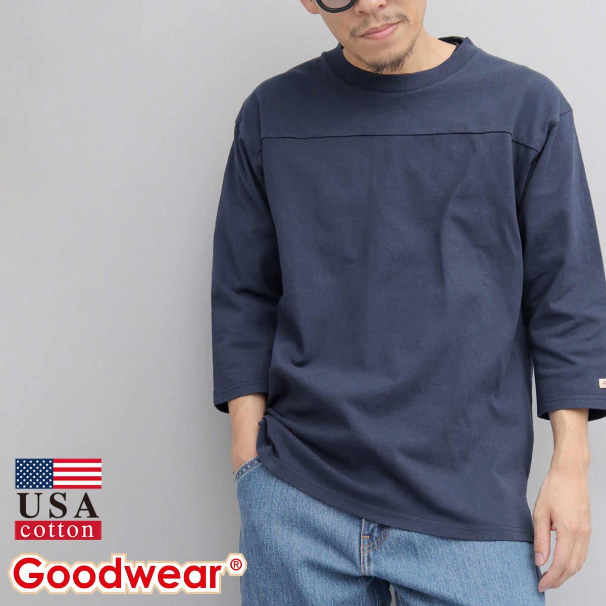 Tシャツ 七分袖 ロンT 無地 | グッドウェア(Goodwear) | マルイ