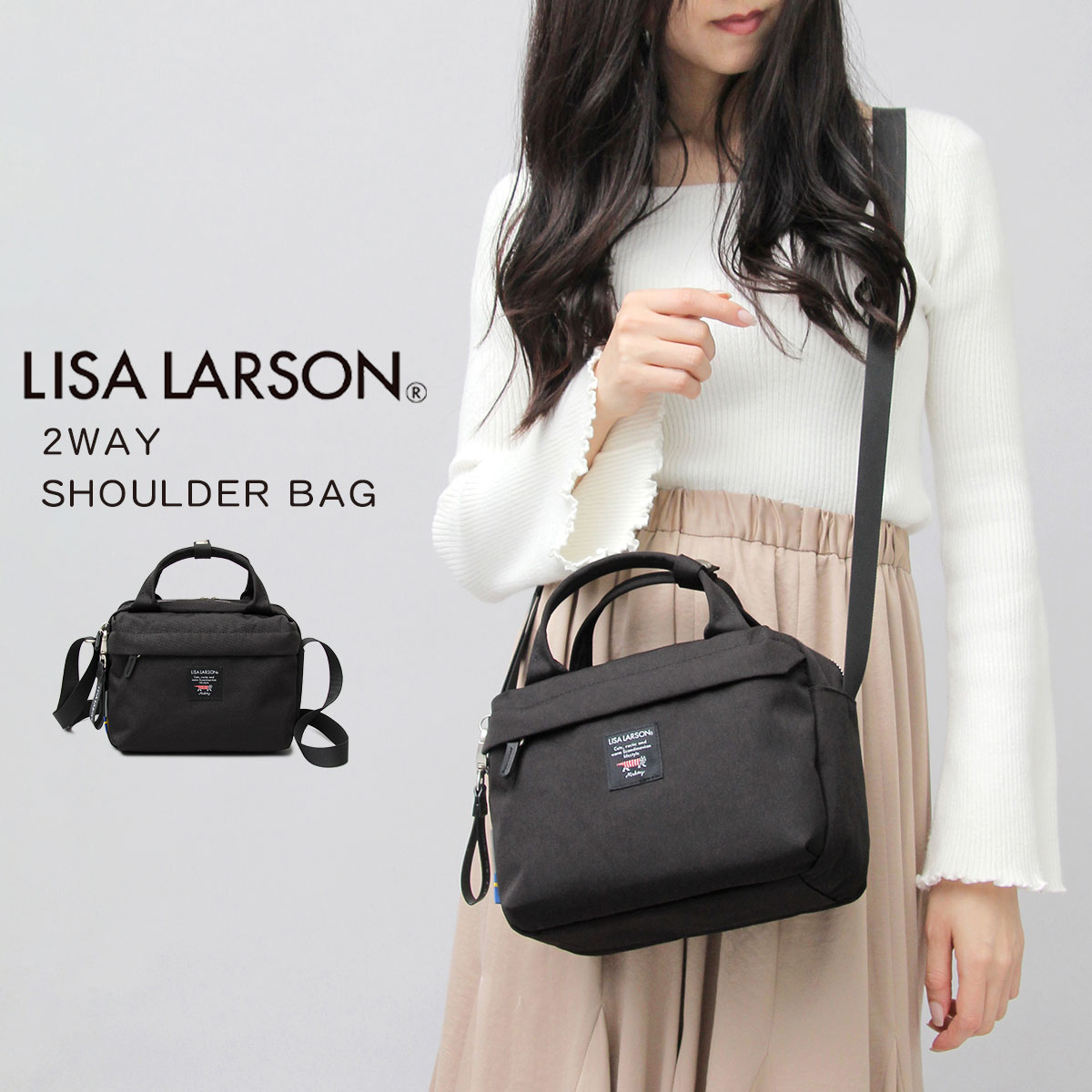 【KOCHI】 LISA LARSON 2wayミニショルダーハンドバッグ Lisa Larson LISA LARSON リサラーソン バッグ ミニショルダー