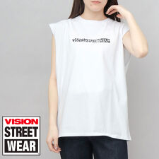 ビッグシルエット ヴィンテージロゴ ノースリーブTシャツ