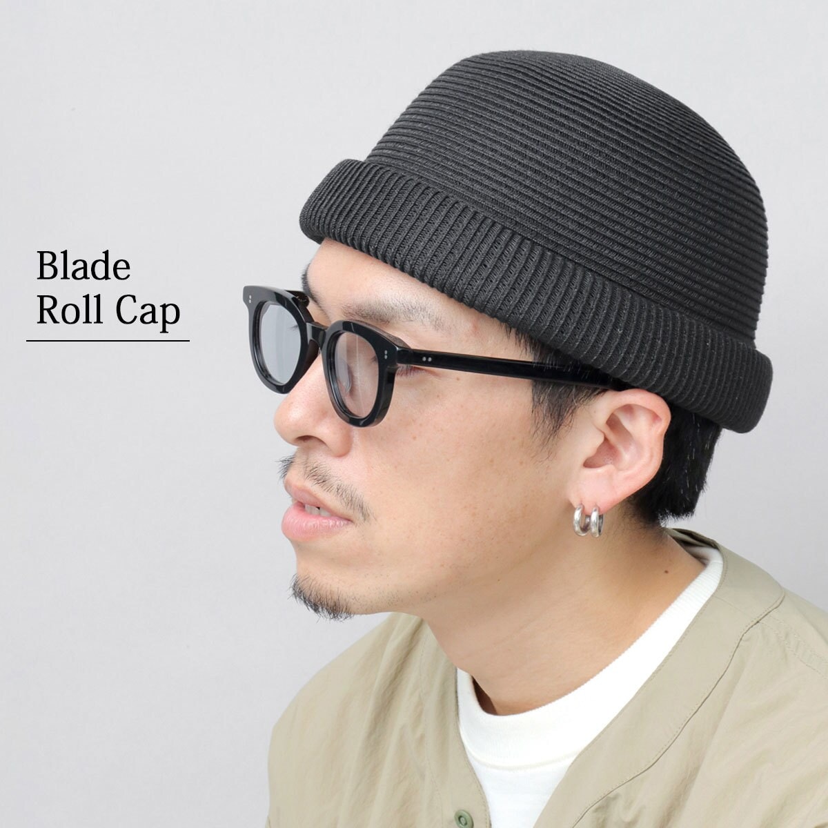 mas. ELASTIC ROLLCAP CORDS FK ロールキャップ mas. ELASTIC ROLLCAP CORDS FK ロールキャップ
