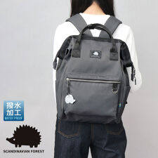 スカンジナビアンフォレスト(SCANDINAVIAN FOREST)の撥水ナイロン 11ポケット がばっとひらく 金口リュック 大容量 A4収納対応モデル