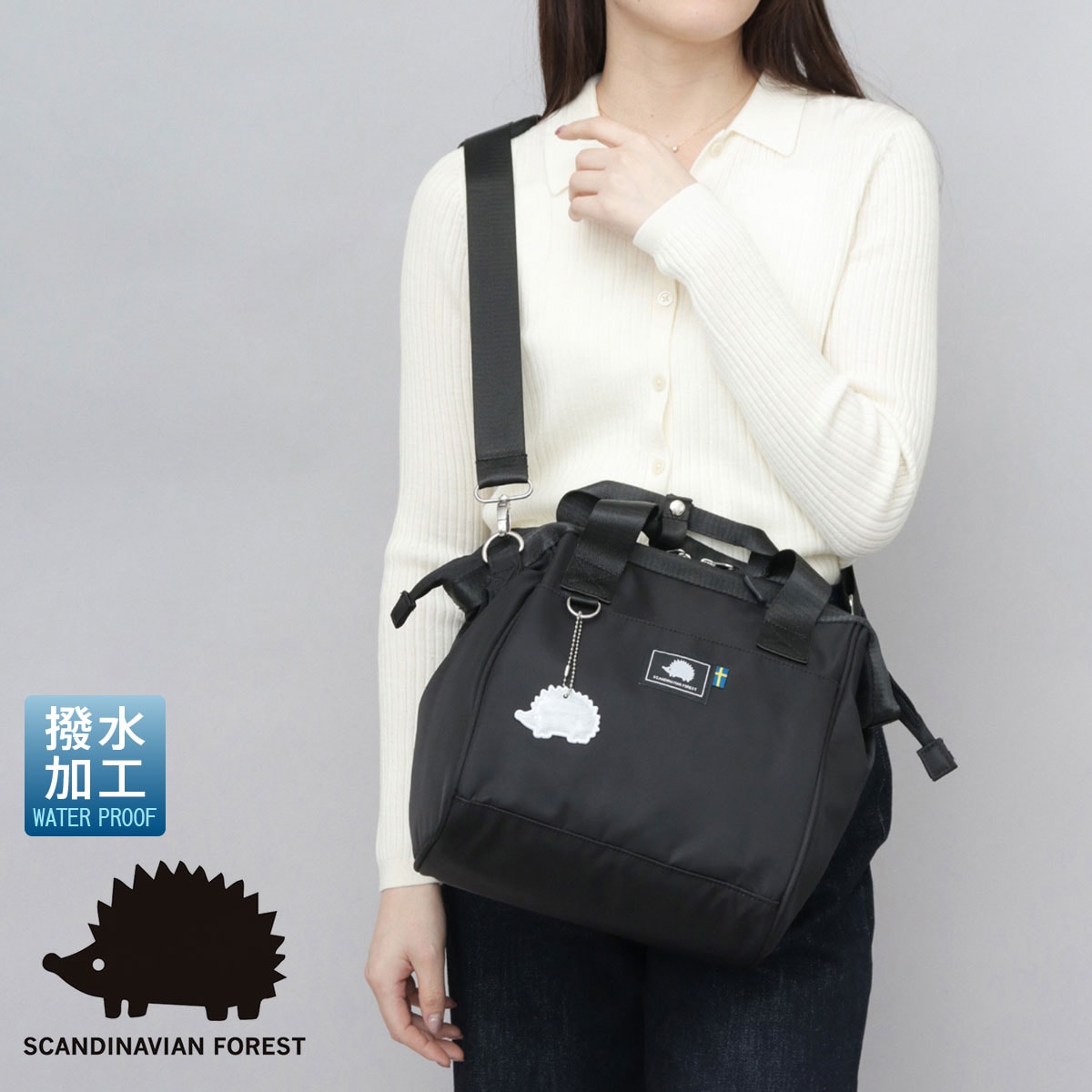 [�}���C]�����i�C���� 8�|�P�b�g ���΂��ƂЂ炭 ���� 2WAY�V�����_�[�o�b�O �n���h�g�[�g�o�b�O ��e��/�X�J���W�i�r�A���t�H���X�g�iSCANDINAVIAN FOREST�j �u���b�N