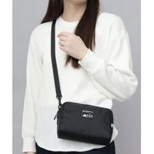 撥水ポリエステル サコッシュ ミニショルダーバッグ