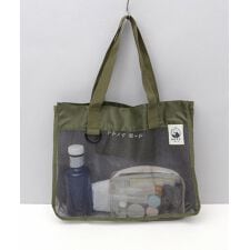 サウナ メッシュトートバッグ 大容量 トトノイモード 湯めぐりバッグ